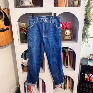 Wrangler Womens Vintage Student Fit Straight Leg‎ Denim Jeans Sz 26X28 Retro